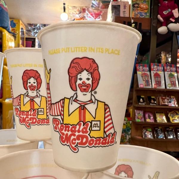 1980年代製 McDonald's マクドナルド ロナルドマクドナルド ペーパー