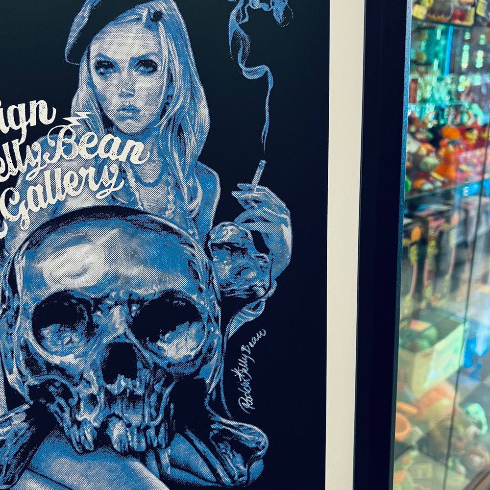 【時間指定不可】 Silk NOIR PARIS Screen シルクスクリーン Frame & Print 版画