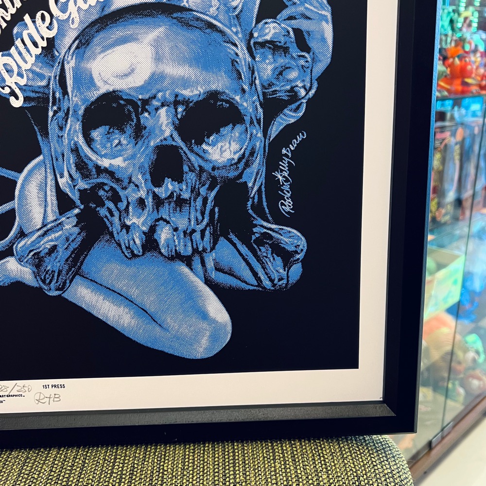 PARIS NOIR Silk Screen Print & Frame シルクスクリーン