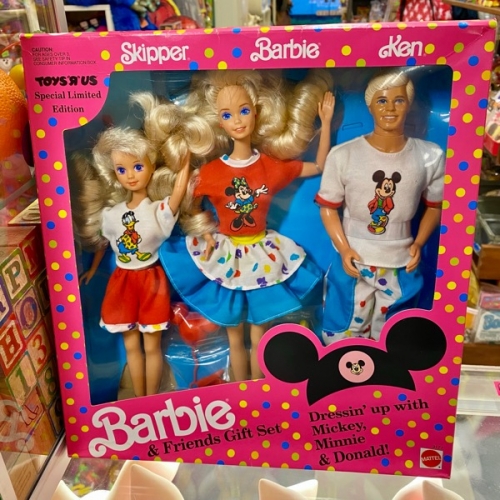 Barbie & Friends Gift set バービー ドレスアップ ミッキー ミニー ドナルド
