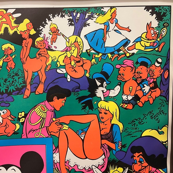 The Disneyland Memorial Orgy サイケデリックポスター 年代製