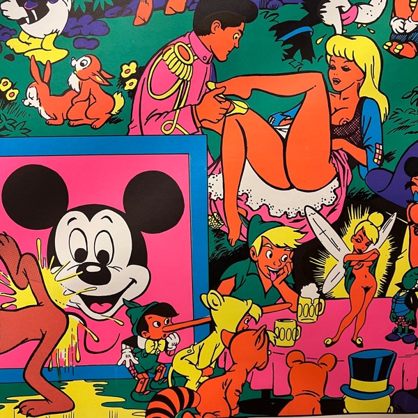 The Disneyland Memorial Orgy サイケデリックポスター 1970年代製