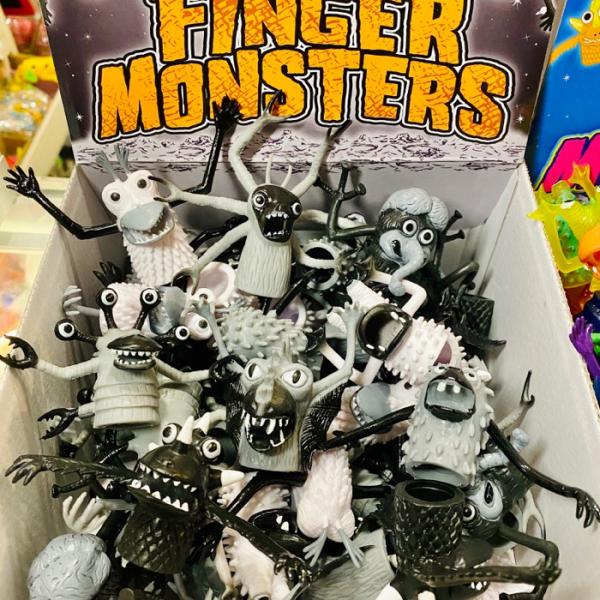 モンスター フィンガーパペット(指人形)ブラック&ホワイトバージョン 8