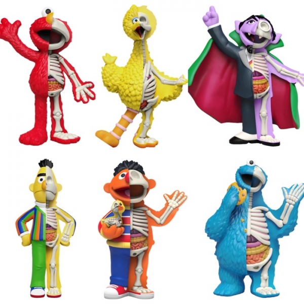 HIDDENSESAME STREET エルモ　半分解剖