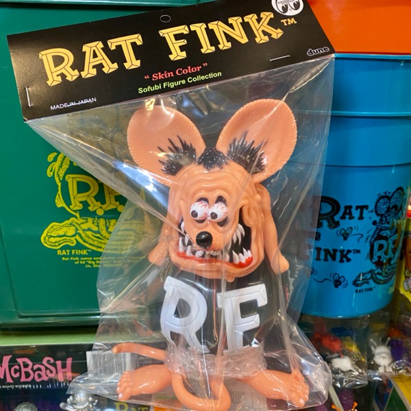 RAT FINK(ラットフィンク)ソフトビニールスタチュー(ソフビフィギュア)スキンカラー