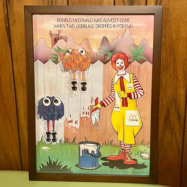 マクドナルドマクドナルド 1970年代 当時物ポスター ヴィンテージ