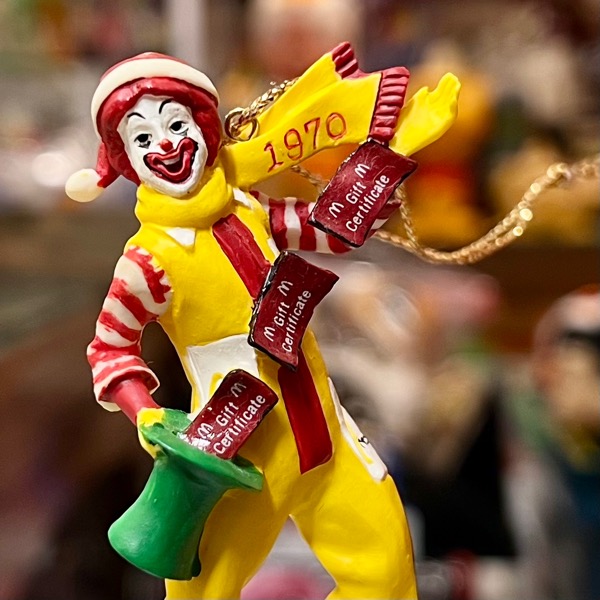 McDonald's マクドナルド クリスマス オーナメント ロナルド