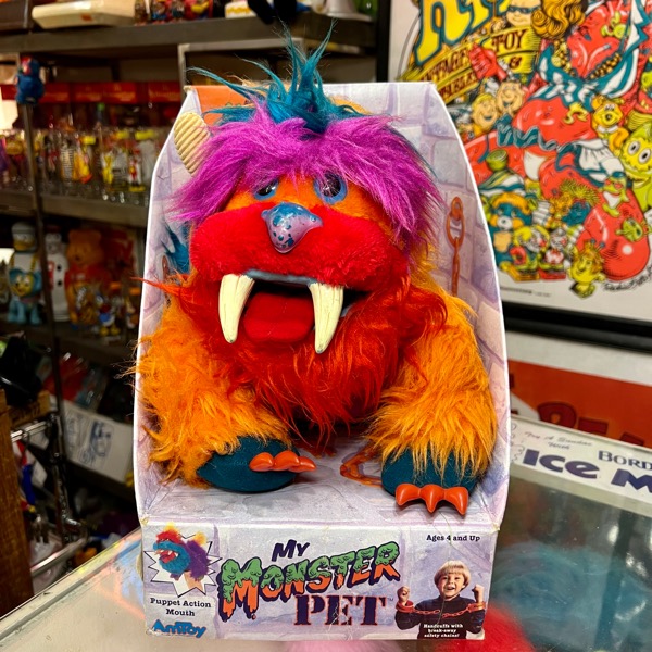 My Pet Monster(マイペットモンスター)GWONK 1986年製ハンドパペット(ぬいぐるみ手人形) 箱入り